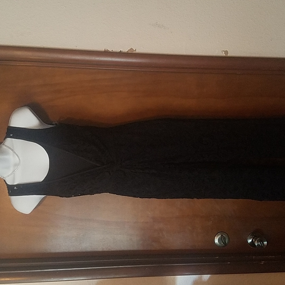 MANITO LACE BLACK JUMPSUIT